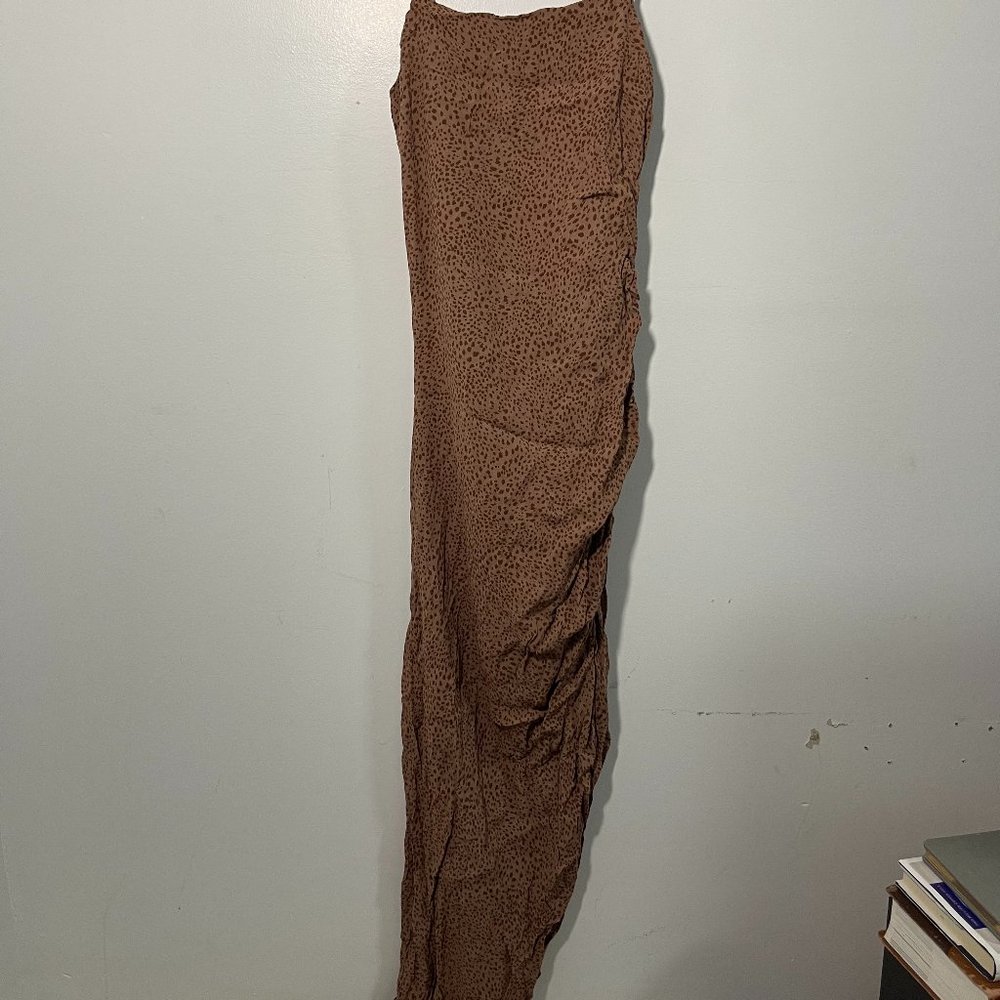 Animal Print High Low Dress